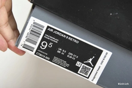Chile Jordan 9 CT8019-600 Retro Red 0718